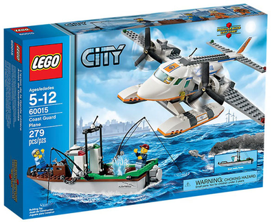 LEGO Set-Coast Guard Plane-Town / City / Coast Guard-60015-1-Creative Brick Builders